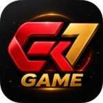 “EK7 Game mobile app promotional banner with gold coins and gaming interface.”